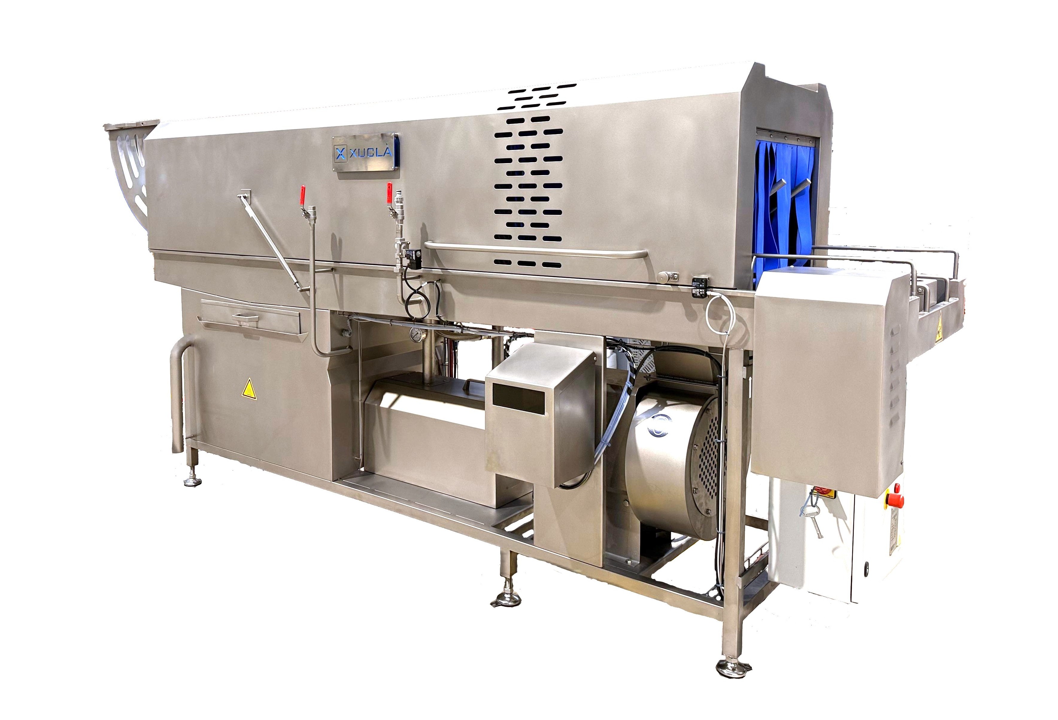 WASHING TUNNEL WITH BLOWING CYCLON 150 UNITS/H