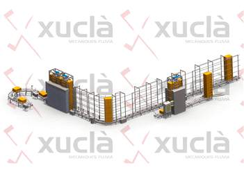 DESTACKER-WASHING-STACKER POULTRY TRAYS